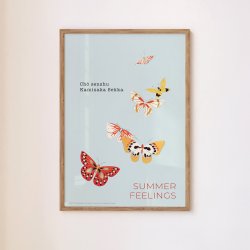 Sommerfugleplakat. Kamisaka Sekka (rd)