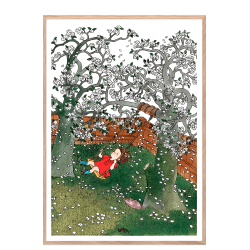 Lotta from Brkmakergade. On the swing