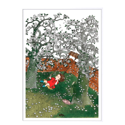 Lotta from Brkmakergade. On the swing