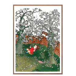 Lotta from Brkmakergade. On the swing