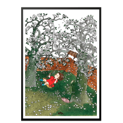 Lotta from Brkmakergade. On the swing