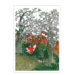 Lotta from Brkmakergade. On the swing