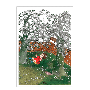 Lotta aus der Brkmakergade. Auf der Schaukel