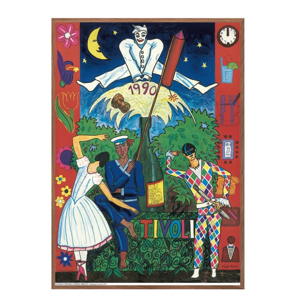 Tivoli 1990 plakat - Ravn