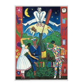 Tivoli 1990 Plakat - Rabe