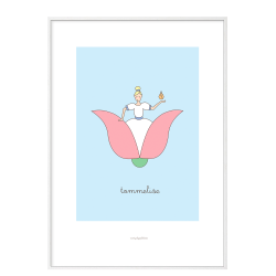 H.C. Andersen - Tommelise. Brneplakat.