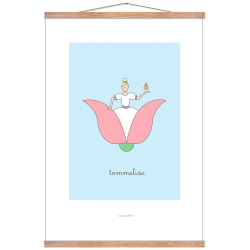 H.C. Andersen - Tommelise. Brneplakat.