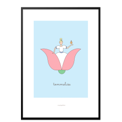 H.C. Andersen - Tommelise. Brneplakat.