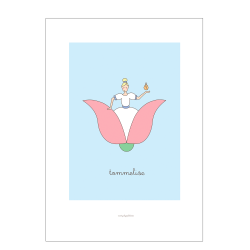 H.C. Andersen - Tommelise. Brneplakat.