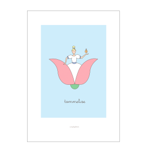 H.C. Andersen - Tommelise. Brneplakat.