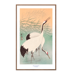 Japansk plakat | Two cranes