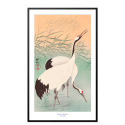 Japansk plakat | Two cranes