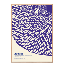 Poster. The Touch of a human being. Blue