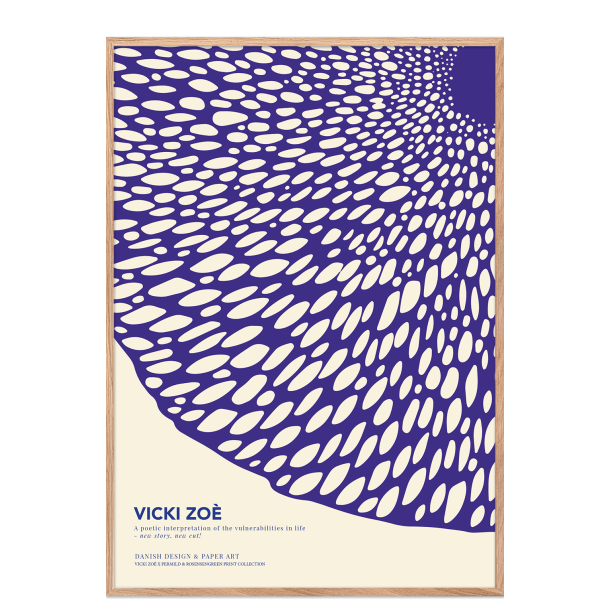 Poster. The Touch of a human being. Blue