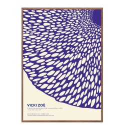 Poster. The Touch of a human being. Blue