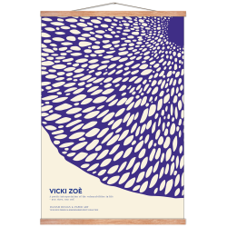 Poster. The Touch of a human being. Blue