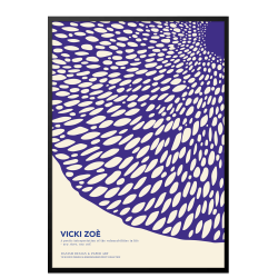 Poster. The Touch of a human being. Blue