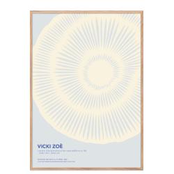 The uniqueness of you. Light blue/cream