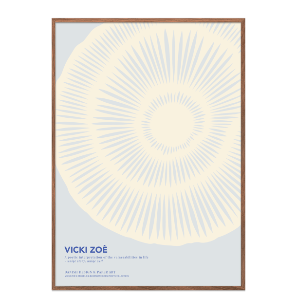 The uniqueness of you. Light blue/cream