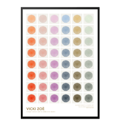 Flower. In tone color selection 