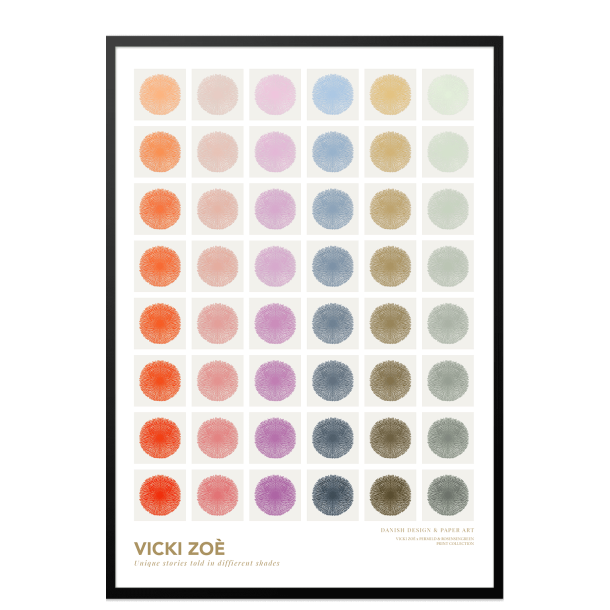 Flower. In tone color selection 