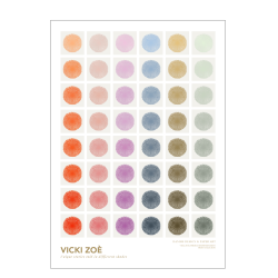 Flower. In tone color selection 