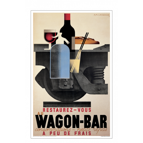 Cassandre, 1932 - Wagon bar