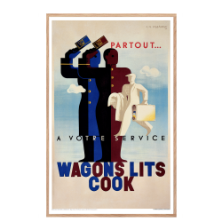 Cassandre, 1934 - Wagons lits Cook