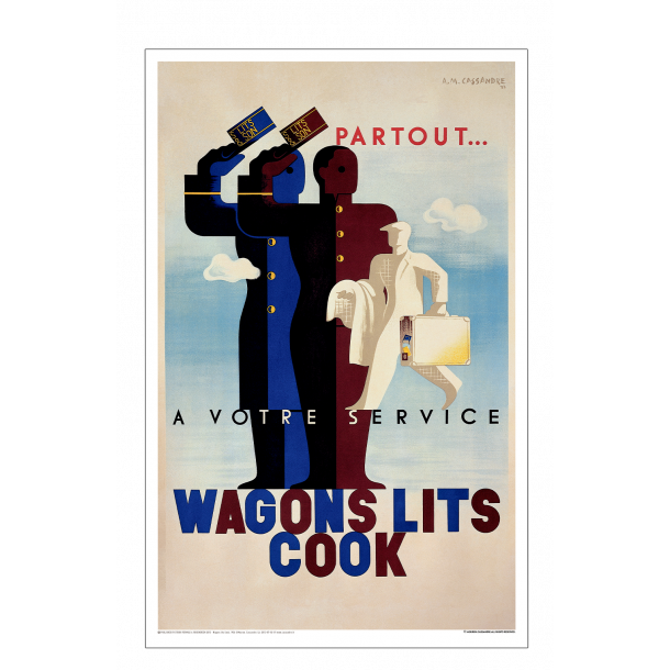 Cassandre, 1934 - Wagons lits Cook