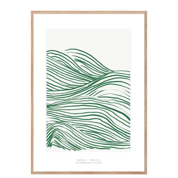 Waves pastel. Grn