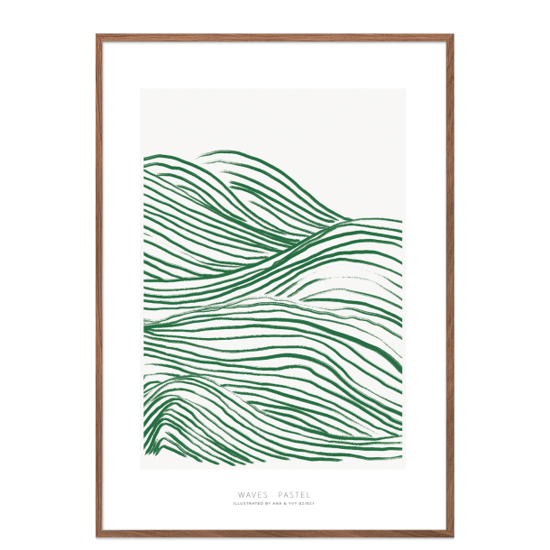 Waves pastel. Grn