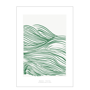 Wellen pastell. Grn
