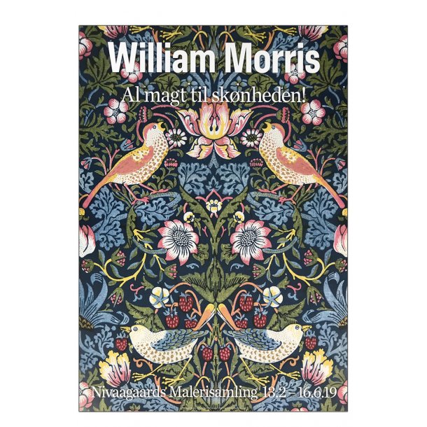 William Morris - Nivaagårds malerisamling. Inkl. ramme