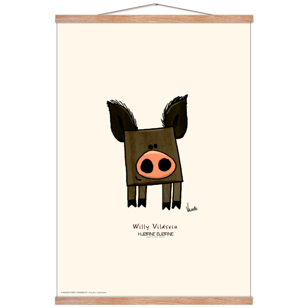 Willy Vildsvin, Hjrnebjrne