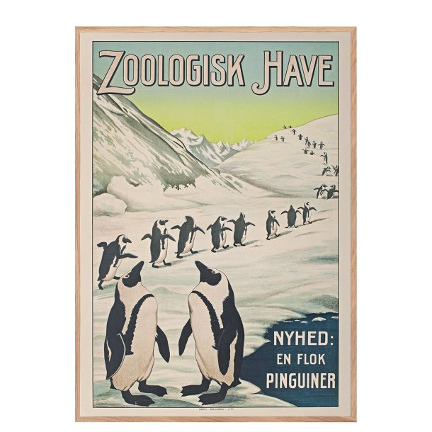 Zoo plakat med | Zoologiskhave plakat