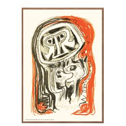 Orange conversation, Asger Jorn