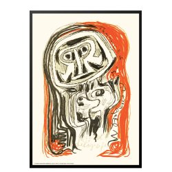 Orange conversation, Asger Jorn