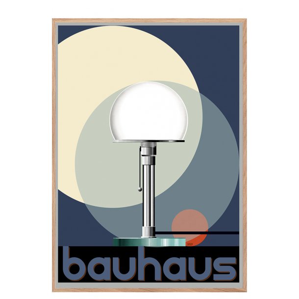 Glaslampe - Bauhaus - plakat - - & Rosengreen
