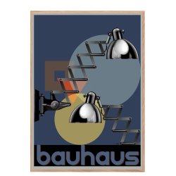 Scissor lamp - Bauhaus - poster