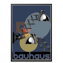 Scissor lamp - Bauhaus - poster