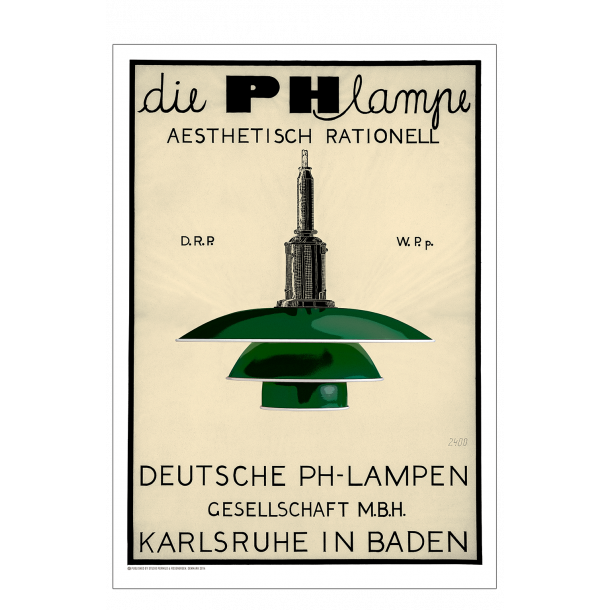 Poulsen, PH Lampe - Grn