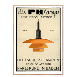 PH Lamp - Orange. Louis Poulsen
