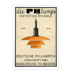 PH Lamp - Orange. Louis Poulsen