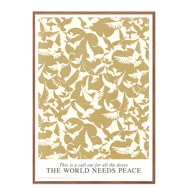 Doves of Peace. Sand