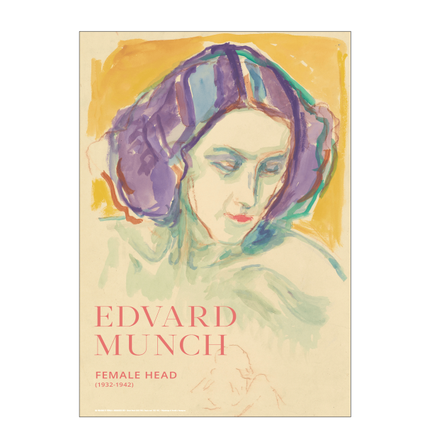 Edvard Munch. Weiblicher Kopf