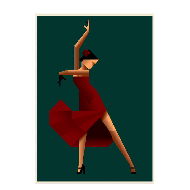 Flamenco-Tnzerin. Martin Schwartz