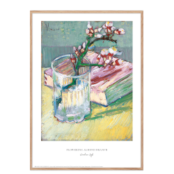 Van Gogh. Flowering almond branch