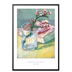 Van Gogh. Flowering almond branch