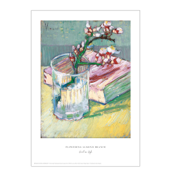 Van Gogh. Flowering almond branch