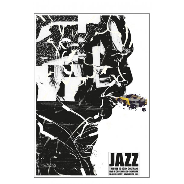 Jazz-Poster zu Ehren von John Coltrane